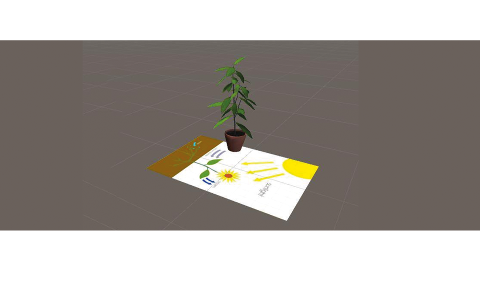 Figure 3. Three-dimensional representation of a 2D illustration in AR Figure 3. Three-dimensional representation of a 2D illustration in AR